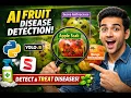 AI Fruit Disease Detection using YOLOv8 Python GUI Project for Agriculture