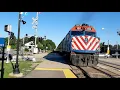 METRA UNION PACIFIC NORTHWEST LINE TRAINS PART 1