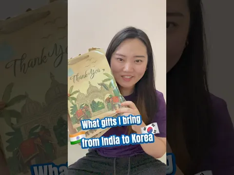 What items I bring from India 🇮🇳 to Korea 🇰🇷 인도 기념품 추천~ #shorts