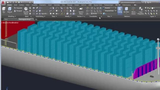 How to use Rectangular Array in AutoCAD 2017 AutoCAD