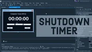 Shutdown Timer Visual Basic Visual studio