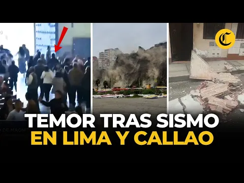 Video Thumbnail: Sismo de 6.1 en Lima y Callao: así se vivió el fuerte sacudón en distritos | El Comercio