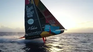 Record Breaking in The Ocean Race. First Holcim PRB then Team Malizia. Both Break Comanches’ Record