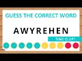 Guess the Correct Word Unscramble in Record Time 8 Letters Agent Quiz