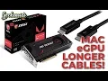 Mac eGPU Update with Longer StarTech Thunderbolt 3 Cable