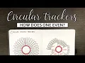 How to Make Circular Bullet Journal Trackers