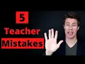5 Classroom Mistakes Teacher shouts at kids Classroom Management New Teacher Tips