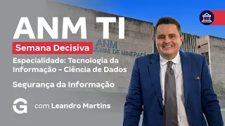 Concurso ANM TI | Semana Decisiva | Segurança da Informação