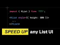 one weird trick to render 100 000 items in React