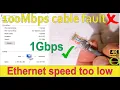 Download Lagu Ethernet speed capped at 100Mbps fixed to 1Gbps - cable fault