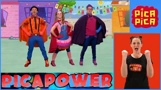 Pica-Pica -🚀 Picapower 🌈 - Lengua de Signos #signlanguages #superheroes