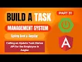 Task Management System Spring Boot Angular Calling Employee Update Task Status API in Angular