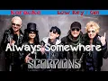Lagu ALWAYS SOMEWHERE - KARAOKE USA - LOWER KEY : Gm - SCORPIONS