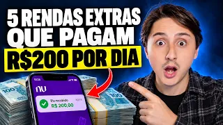 5 Ideias de Renda Extra para Ganhar +R$200 Por Dia em 2024