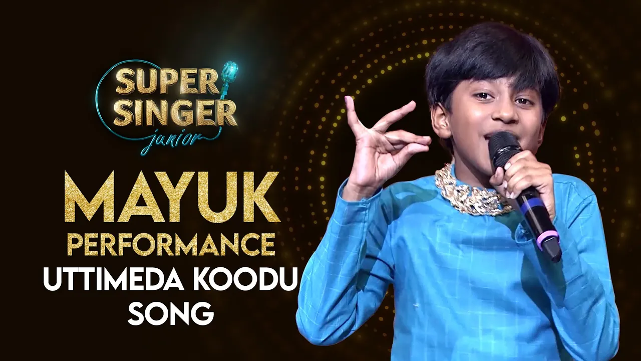 Grand Finalist Mayuk Song Performance On Uttimeda Koodu | #SuperSingerJunior | StarMaa Grand Finalist Mayuk Song Performance On Uttimeda Koodu | #SuperSingerJunior | StarMaa