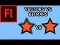 Working with Bitmaps in Flash CS5 001 Bitmaps vs Vectors