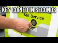 Copying a key with the minuteKey kiosk at Walmart