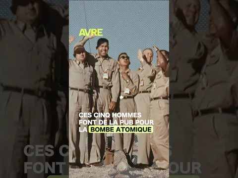Ces cinq hommes font de la pub pour la bombe atomique 💣 #shorts
