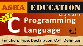 C Programming Language Function Prototype Declaration Function Call Function Definition