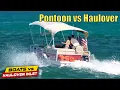Pontoon Takes On Haulover Inlet Boats vs Haulover Inlet