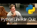 I made a Python Linkedin Quiz