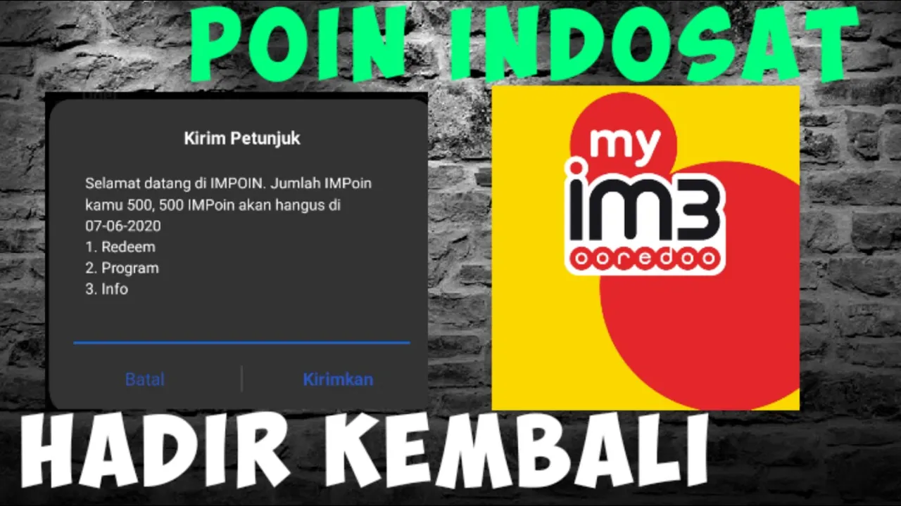 Cara dapat kuota gratis indosat 2020 impoin kembali. 