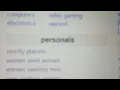 Craigslist s Personals Removed No More Missed Connections