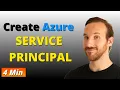 How to Create an Azure Service Principal in 2 Minutes