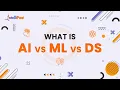 Artificial Intelligence Vs Machine Learning Vs Data Science AI Vs ML Vs DS in 4 min Intellipaat