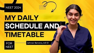 Download My Daily Schedule and Timetable | NEET Topper Jahnavi Banotra | AIR 51 | AIIMS Delhi MP3