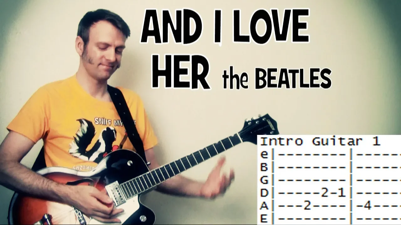 And I Love Her Chords Beatles Guitar Tab / Guitar Lesson Covered by Kurt Cobain / Nirvana And I Love Her Chords Beatles Guitar Tab / Guitar Lesson Covered by Kurt Cobain / Nirvana