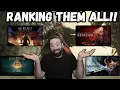 Ranking every souls soulslike game I have EVER played 40 game tier list