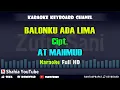 Lagu BALONKU ADA 5 CIPT. AT MAHMUD | KARAOKE ANAK KN7000