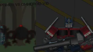 optimus prime vs omnidroid v10 made with stick nodes pro 