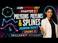 How to Create Polygons Polylines and Splines in AutoCAD 2027 Episode 12