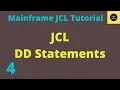 JCL DD Statements - Mainframe JCL Tutorial