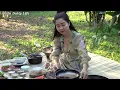 Download Lagu Alida made the dish of beef bone stew with cinnamon bark, anise with a unique spicy soy sauce