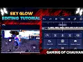 sky glow editing free fire sky glow editing tutorial how to edit sky glow