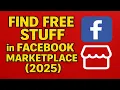 How To Find FREE Stuff in Facebook Marketplace 2025