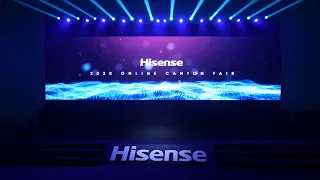 hisense online canton fair laser tv press conference
