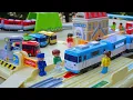 Download Lagu Titipo's new station Big Town \u0026 Tayo's railroad crossing station where Thomas the Tank Engine passes