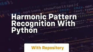 harmonic pattern recognition with python