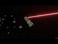 Laser beam weapon using Unity Shader Graph Line Renderer and Particle System