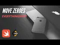 Leetcode Move Zeroes - Swift Swift programming language data structures and algorithms