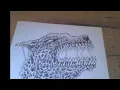 Inking A Hellhound Horror Creature