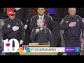 BCSO Deputy Shelby Eggers singing National Anthem at KCSO Deputy Tucker Blakely s funeral
