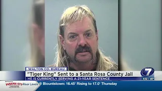 Tiger King Joe Exotic back in Santa Rosa County Jail