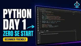 Python for Machine Learning - Day 1 Zero Se Python Marks Calculator Hindi