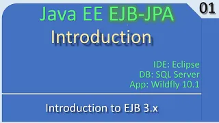 Introduction to EJB JavaEE EJB JPA Tutorials