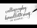 How To Calligraphy Hand Lettering for Beginners Tutorial Tips